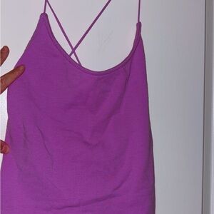 Women's Purple Strappy Top